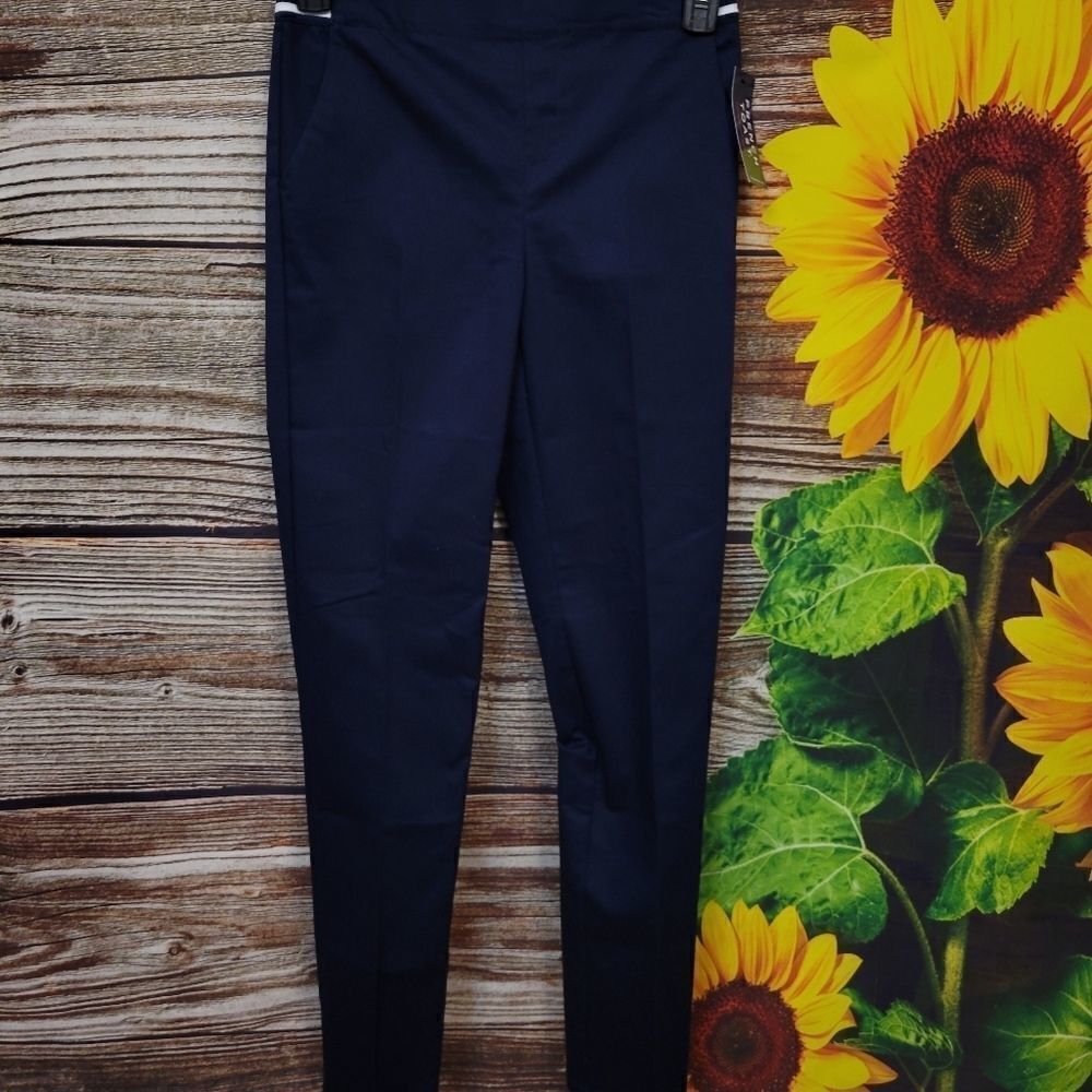 French Toast Women's Pullon Navy Blue Pants Size: 16 NWT NWT